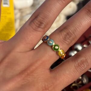 Karma Chakra Multicolor Handmade Ring